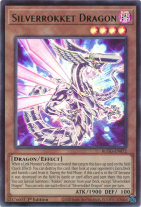 Silverrokket Dragon - BLGG-EN072 - Ultra Rare 1st Edition