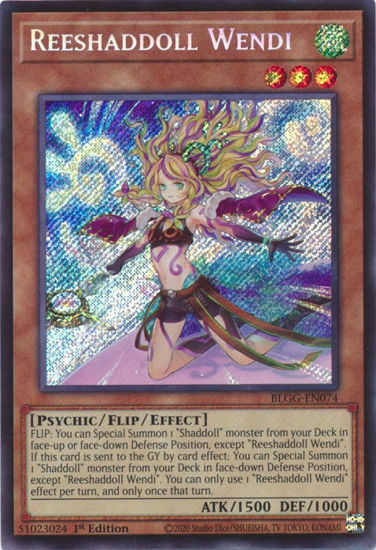 Reeshaddoll Wendi - BLGG-EN074 - Secret Rare 1st Edition