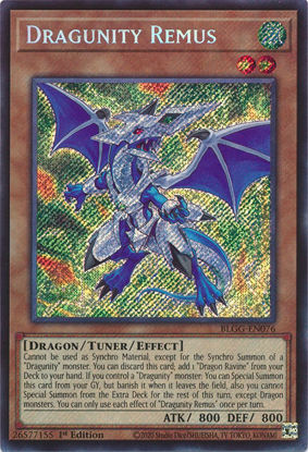 Dragunity Remus - BLGG-EN076 - Secret Rare 1st Edition
