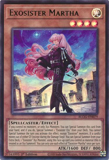 Exosister Martha - BLGG-EN079 - Ultra Rare 1st Edition