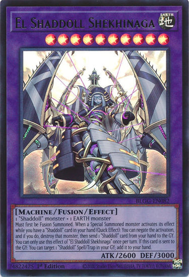 El Shaddoll Shekhinaga - BLGG-EN082 - Ultra Rare 1st Edition