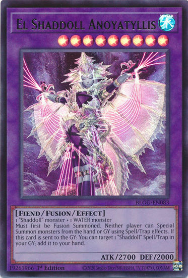 El Shaddoll Anoyatyllis - BLGG-EN083 - Ultra Rare 1st Edition