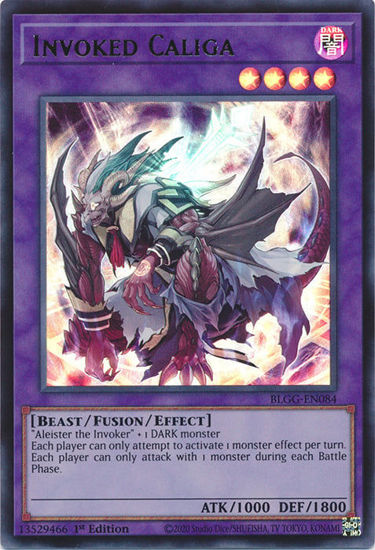 Invoked Caliga - BLGG-EN084 - Ultra Rare 1st Edition