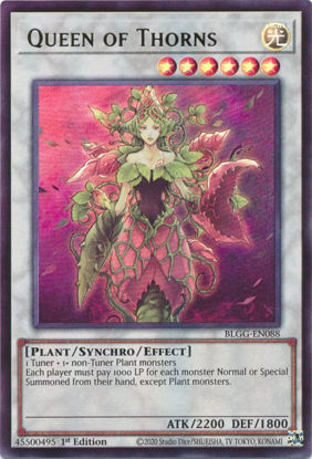 Queen of Thorns - BLGG-EN088 - Ultra Rare 1st Edition