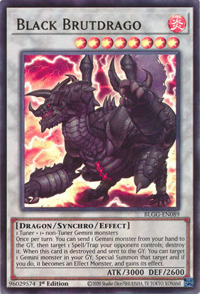 Black Brutdrago - BLGG-EN089 - Ultra Rare 1st Edition