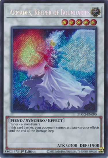 Armades, Keeper of Boundaries - BLGG-EN090 - Secret Rare 1st Edition