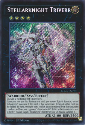 Stellarknight Triverr - BLGG-EN098 - Secret Rare 1st Edition