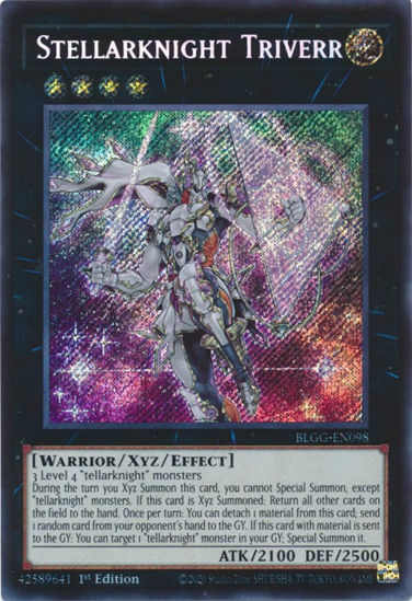 Stellarknight Triverr - BLGG-EN098 - Secret Rare 1st Edition