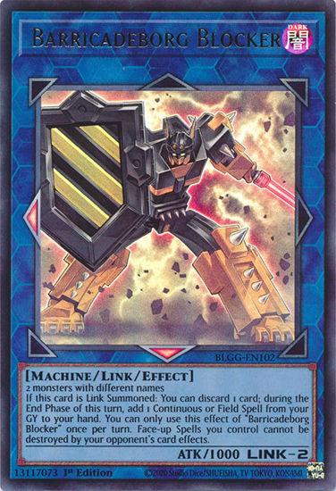 Barricadeborg Blocker - BLGG-EN102 - Ultra Rare 1st Edition