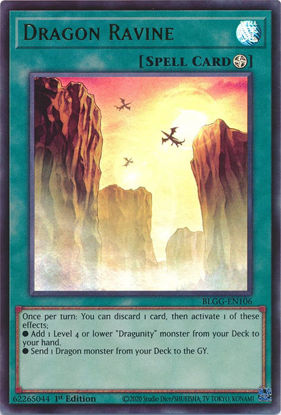 Dragon Ravine - BLGG-EN106 - Ultra Rare 1st Edition