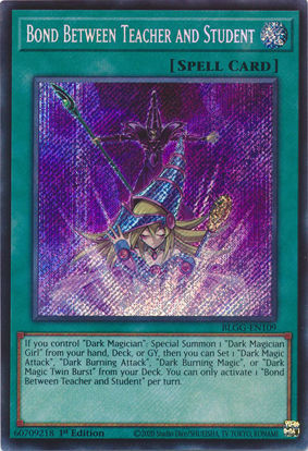 Bond Between Teacher and Student - BLGG-EN109 - Secret Rare 1st Edition