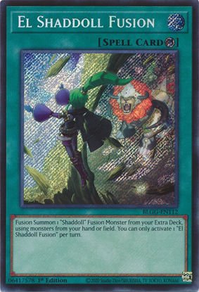 El Shaddoll Fusion - BLGG-EN112 - Secret Rare 1st Edition