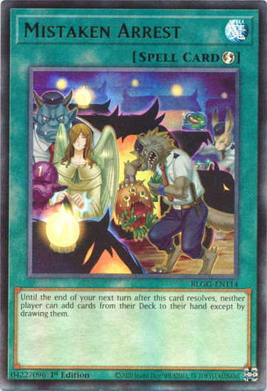Mistaken Arrest - BLGG-EN114 - Ultra Rare 1st Edition