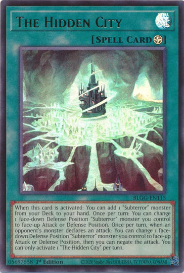 The Hidden City - BLGG-EN115 - Ultra Rare 1st Edition
