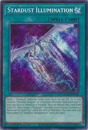 Stardust Illumination - BLGG-EN120 - Secret Rare 1st Edition