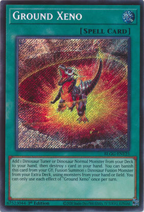 Ground Xeno - BLGG-EN123 - Secret Rare 1st Edition