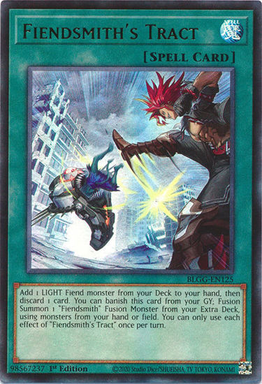 Fiendsmith's Tract - BLGG-EN125 - Ultra Rare 1st Edition