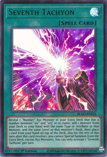 Seventh Tachyon - BLGG-EN126 - Ultra Rare 1st Edition