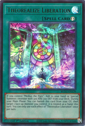 Theorealize Liberation - BLGG-EN129 - Ultra Rare 1st Edition