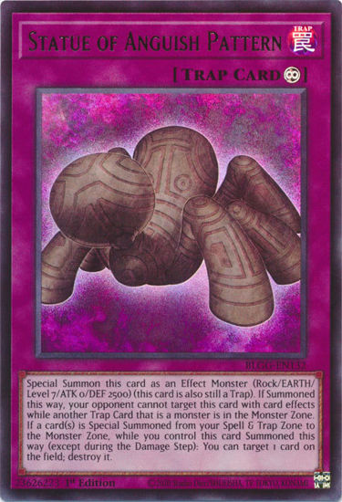 Statue of Anguish Pattern - BLGG-EN132 - Ultra Rare 1st Edition