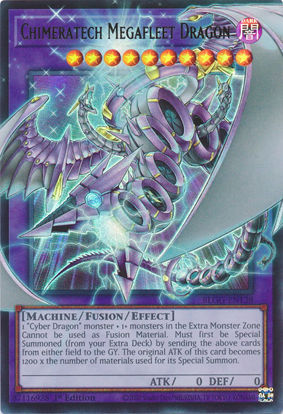 Chimeratech Megafleet Dragon - BLGG-EN138 - Ultra Rare 1st Edition