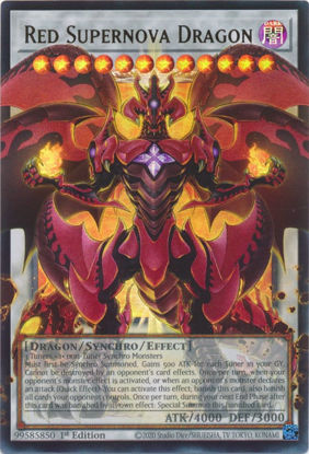 Red Supernova Dragon - BLGG-EN139 - Ultra Rare 1st Edition