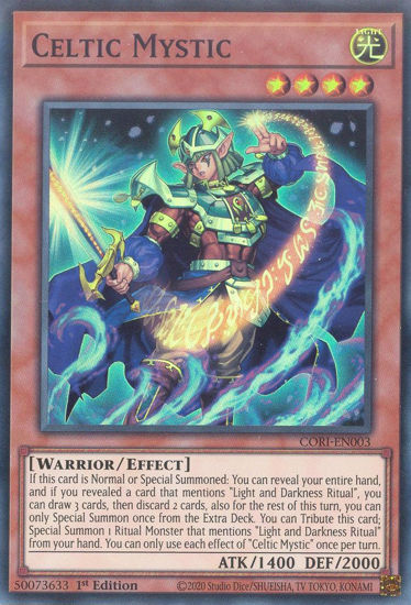 Celtic Mystic - CORI-EN003 - Super Rare 1st Edition