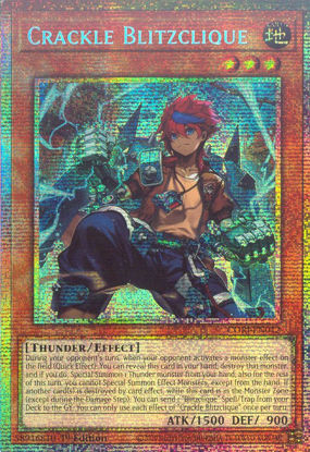 Crackle Blitzclique - CORI-EN012 - Starlight Rare 1st Edition