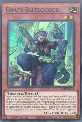 Grain Blitzclique - CORI-EN013 - Super Rare 1st Edition