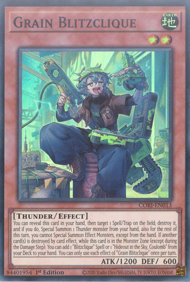 Grain Blitzclique - CORI-EN013 - Super Rare 1st Edition