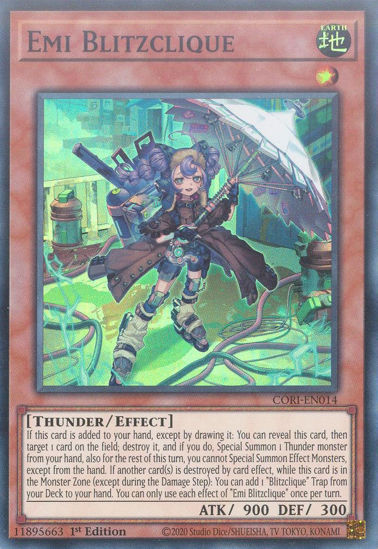 Emi Blitzclique - CORI-EN014 - Super Rare 1st Edition