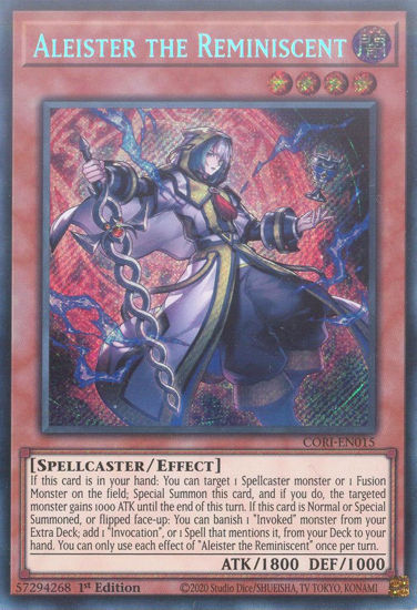 Aleister the Reminiscent - CORI-EN015 - Secret Rare 1st Edition