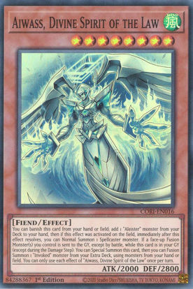 Aiwass, Divine Spirit of the Law - CORI-EN016 - Super Rare 1st Edition