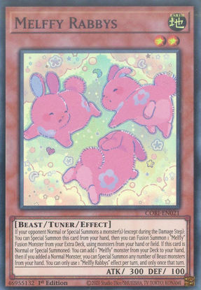 Melffy Rabbys - CORI-EN021 - Super Rare 1st Edition