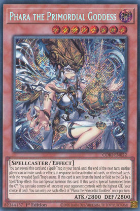 Phara the Primordial Goddess - CORI-EN022 - Secret Rare 1st Edition