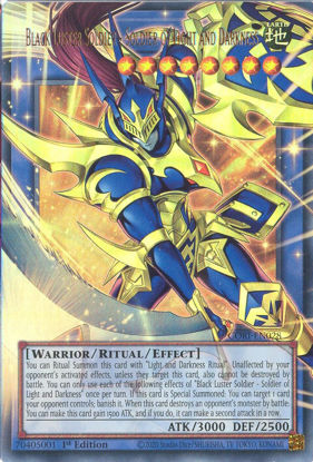 Black Luster Soldier - Soldier of Light and Darkness - CORI-EN028 - Extended Art | Ultra Rare 1st Edition