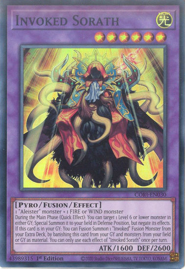 Invoked Sorath - CORI-EN030 - Super Rare 1st Edition