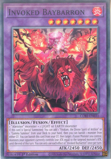 Invoked Baybarron - CORI-EN031 - Common 1st Edition
