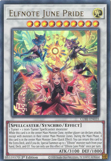 Elfnote June Pride - CORI-EN035 - Ultra Rare 1st Edition