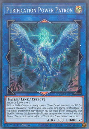 Purification Power Patron - CORI-EN039 - Super Rare 1st Edition