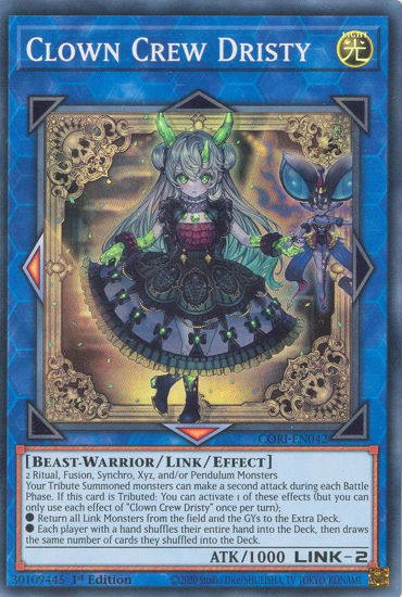 Clown Crew Dristy - CORI-EN042 - Super Rare 1st Edition