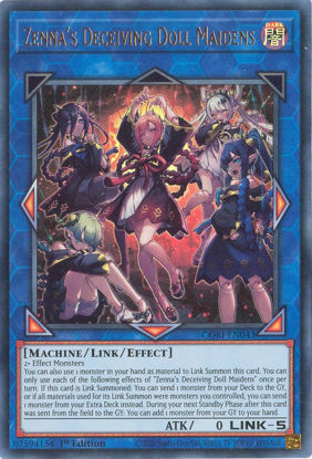 Zennas Deceiving Doll Maidens - CORI-EN043 - Ultra Rare 1st Edition