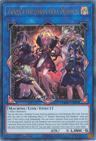Zennas Deceiving Doll Maidens - CORI-EN043 - Ultra Rare 1st Edition
