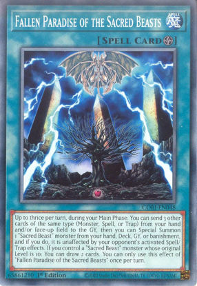 Fallen Paradise of the Sacred Beasts - CORI-EN048 - Common 1st Edition