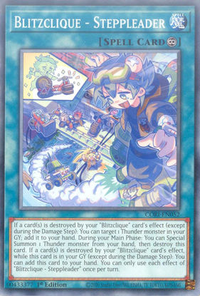 Blitzclique - Steppleader - CORI-EN052 - Common 1st Edition