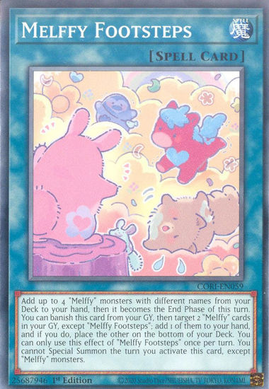Melffy Footsteps - CORI-EN059 - Common 1st Edition