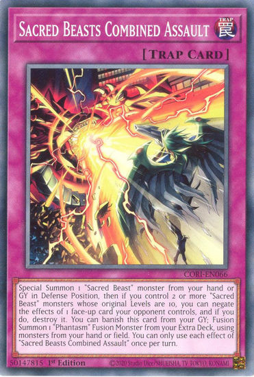 Sacred Beasts Combined Assault - CORI-EN066 - Common 1st Edition