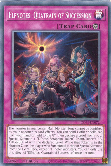Elfnotes: Quatrain of Succession - CORI-EN072 - Common 1st Edition