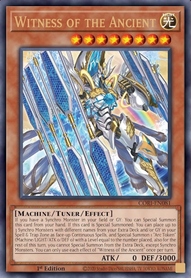 Witness of the Ancient - CORI-EN081 - Ultra Rare 1st Edition