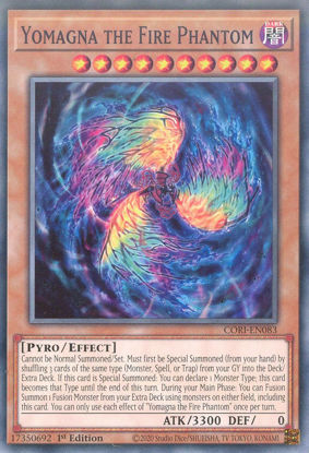 Yomagna the Fire Phantom - CORI-EN083 - Common 1st Edition